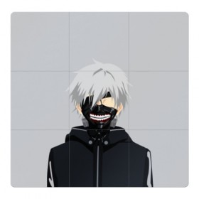 Магнитный плакат 3Х3 с принтом Kaneki Ken в Санкт-Петербурге, Полимерный материал с магнитным слоем | 9 деталей размером 9*9 см | ghoul | kaneki | ken | tokyo | гуль | канеки | кен | токийский