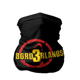 Бандана-труба 3D с принтом BORDERLANDS 3 в Санкт-Петербурге, 100% полиэстер, ткань с особыми свойствами — Activecool | плотность 150‒180 г/м2; хорошо тянется, но сохраняет форму | 2k | apocalypsis | borderlands | borderlands 3 | fanstastic | game | logo | pandora | play | апокалипсис | бордерлендс | игра | лого | пандора | фантастика