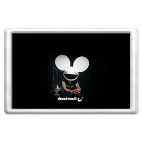 Магнит 45*70 с принтом Deadmau5 в Санкт-Петербурге, Пластик | Размер: 78*52 мм; Размер печати: 70*45 | dead | deadmau5 | dj | electro | house | joel | mouse | progressive | thomas | zimmerman | дедмаус | джоэль | диджей | мёртвая | мышь | прогрессив | томас | хаус | циммерман | электро