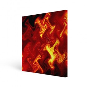 Холст квадратный с принтом Огненная лава в Санкт-Петербурге, 100% ПВХ |  | fire | flame | in fire | smoke | в огне | дым | огненный | огонь | текстуры