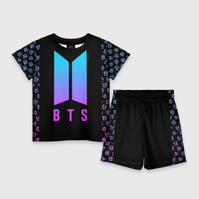 Детский костюм с шортами 3D с принтом BTS в Санкт-Петербурге,  |  | bangtan boys | bt21 | bts | bts army | bts stickers | j hope | jimin | jin | jungkook | k pop | rap monster | rapmon | suga | v | бтс | корея | стикеры bts