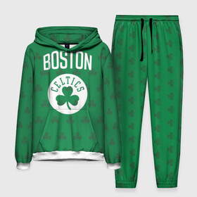 Мужской костюм 3D (с толстовкой) с принтом Boston Celtics в Санкт-Петербурге,  |  | boston | boston celtics | celtics | бостон | бостон селтикс