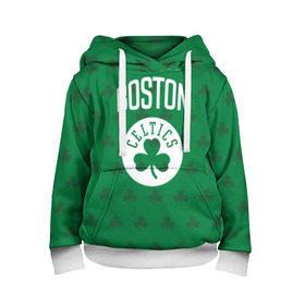 Детская толстовка 3D с принтом Boston Celtics в Санкт-Петербурге, 100% полиэстер | двухслойный капюшон со шнурком для регулировки, мягкие манжеты на рукавах и по низу толстовки, спереди карман-кенгуру с мягким внутренним слоем | boston | boston celtics | celtics | бостон | бостон селтикс