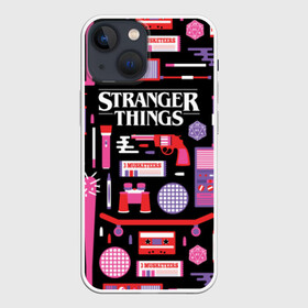 Чехол для iPhone 13 mini с принтом STRANGER THINGS STARTER PACK в Санкт-Петербурге,  |  | 11 | eleven | logo | netflix | pack | starter | stranger | things | дела | крайне | лого | логотип | одинадцать | одиннадцать | очень | пак | события | стартер | странные | стренджер