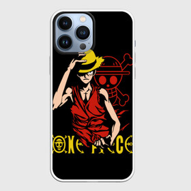 Чехол для iPhone 13 Pro Max с принтом One Piece мое почтение в Санкт-Петербурге,  |  | Тематика изображения на принте: monkey d. luffy | one piece | tony tony chopper | аниме | большой куш | ван пис | ванпис | манга | манки д. луффи | пираты | пираты соломенной шляпы | тони тони чоппер