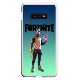 Чехол для Samsung S10E с принтом Fortnite в Санкт-Петербурге, Силикон | Область печати: задняя сторона чехла, без боковых панелей | 1 | 2019 | 2020 | battle | cs go | fortnite | game | gamer | howl | llama | new | space | битва | воин | вой | война | дракон | игра | королевская | космос | лама | лого | надпись | новинка | оружие | предводитель | роял | симулят