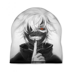 Шапка 3D с принтом Kaneki Ken в Санкт-Петербурге, 100% полиэстер | универсальный размер, печать по всей поверхности изделия | anteiku | ghoul | kaneki | ken | tokyo | антейку | гуль | канеки | кен | токийский