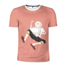 Мужская футболка 3D спортивная с принтом Juuzou Suzuya в Санкт-Петербурге, 100% полиэстер с улучшенными характеристиками | приталенный силуэт, круглая горловина, широкие плечи, сужается к линии бедра | Тематика изображения на принте: ccg | ghoul | jason | juuzou | rei | suzuya | tokyo | гуль | джейсон | джузо | рей | рэй | сузуя | токийский