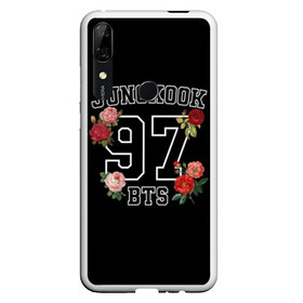 Чехол для Honor P Smart Z с принтом JUNGKOOK 97 BTS в Санкт-Петербурге, Силикон | Область печати: задняя сторона чехла, без боковых панелей | bangtan | bighit | boy | fake love | j hope | jimin | jin | jungkook | korea | kpop | live | luv | mic drop | rm | suga | v | with | бтс | кей | поп