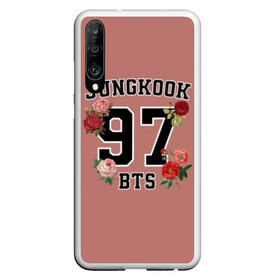 Чехол для Honor P30 с принтом JUNGKOOK 97 BTS в Санкт-Петербурге, Силикон | Область печати: задняя сторона чехла, без боковых панелей | bangtan | bighit | boy | fake love | j hope | jimin | jin | jungkook | korea | kpop | live | luv | mic drop | rm | suga | v | with | бтс | кей | поп