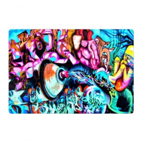 Магнитный плакат 3Х2 с принтом GRAFFITI в Санкт-Петербурге, Полимерный материал с магнитным слоем | 6 деталей размером 9*9 см | Тематика изображения на принте: grafiti | paint | street art | urban | город | граффити | искусство | кирпичи | краски | рисунки | стена | улицы | уличное искусство