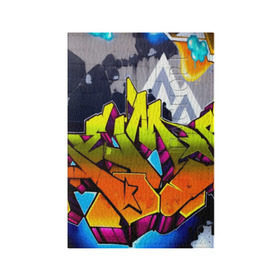 Обложка для паспорта матовая кожа с принтом НЕОНОВОЕ ГРАФФИТИ в Санкт-Петербурге, натуральная матовая кожа | размер 19,3 х 13,7 см; прозрачные пластиковые крепления | grafiti | paint | street art | urban | город | граффити | искусство | кирпичи | краски | рисунки | стена | улицы | уличное искусство