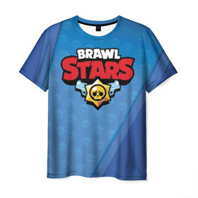 Мужская футболка 3D с принтом Brawl Stars в Санкт-Петербурге, 100% полиэфир | прямой крой, круглый вырез горловины, длина до линии бедер | brawl stars | jessie | leon | spike | бравл старс | джесси | леон | спайк