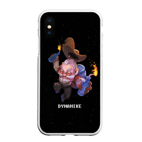 Чехол для iPhone XS Max матовый с принтом Dynamike в Санкт-Петербурге, Силикон | Область печати: задняя сторона чехла, без боковых панелей | brawl stars | jessie | leon | spike | бравл старс | джесси | леон | спайк