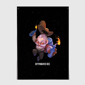 Постер с принтом Dynamike в Санкт-Петербурге, 100% бумага
 | бумага, плотность 150 мг. Матовая, но за счет высокого коэффициента гладкости имеет небольшой блеск и дает на свету блики, но в отличии от глянцевой бумаги не покрыта лаком | brawl stars | jessie | leon | spike | бравл старс | джесси | леон | спайк