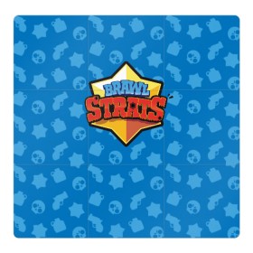 Магнитный плакат 3Х3 с принтом Brawl Stars в Санкт-Петербурге, Полимерный материал с магнитным слоем | 9 деталей размером 9*9 см | brawl stars | jessie | leon | spike | бравл старс | джесси | леон | спайк