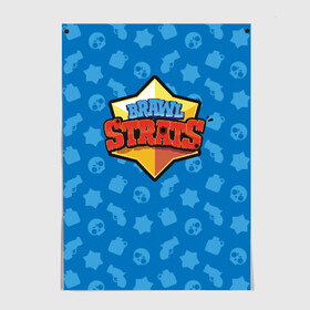 Постер с принтом Brawl Stars в Санкт-Петербурге, 100% бумага
 | бумага, плотность 150 мг. Матовая, но за счет высокого коэффициента гладкости имеет небольшой блеск и дает на свету блики, но в отличии от глянцевой бумаги не покрыта лаком | brawl stars | jessie | leon | spike | бравл старс | джесси | леон | спайк