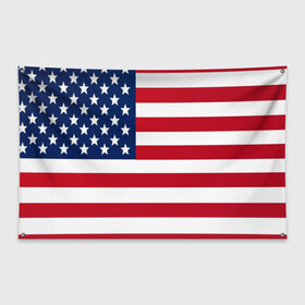 Флаг-баннер с принтом USA в Санкт-Петербурге, 100% полиэстер | размер 67 х 109 см, плотность ткани — 95 г/м2; по краям флага есть четыре люверса для крепления | usa | абстракция | америка | американский | герб | звезды | краска | символика сша | страны | сша | флаг | штаты