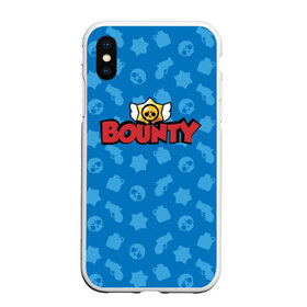 Чехол для iPhone XS Max матовый с принтом Bounty BS в Санкт-Петербурге, Силикон | Область печати: задняя сторона чехла, без боковых панелей | brawl stars | jessie | leon | spike | бравл старс | джесси | леон | спайк