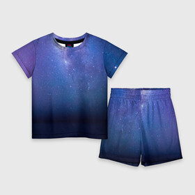 Детский костюм с шортами 3D с принтом Космос в Санкт-Петербурге,  |  | galaxy | nebula | space | star | абстракция | вселенная | галактика | звезда | звезды | космический | планеты