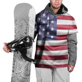 Накидка на куртку 3D с принтом USA в Санкт-Петербурге, 100% полиэстер |  | usa | абстракция | америка | американский | герб | звезды | краска | символика сша | страны | сша | флаг | штаты