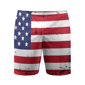 Мужские шорты спортивные с принтом США в Санкт-Петербурге,  |  | usa | абстракция | америка | американский | герб | звезды | краска | символика сша | страны | сша | флаг | штаты