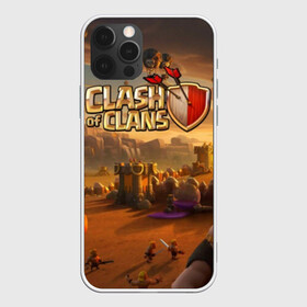 Чехол для iPhone 12 Pro с принтом Clash of Clans в Санкт-Петербурге, силикон | область печати: задняя сторона чехла, без боковых панелей | base | clan wars | coc | hall | hog rider | royale | town | trap | база | гоблин | золото | клеш оф кленс | кок | крепость | кристаллы | трофей | эликсир