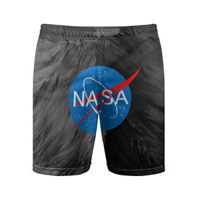 Мужские шорты 3D спортивные с принтом NASA в Санкт-Петербурге,  |  | galaxy | nasa | space | space company | star | астрономия | галактика | звезды | космическая компания | космос | наса