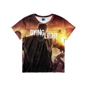Детская футболка 3D с принтом Dying Light в Санкт-Петербурге, 100% гипоаллергенный полиэфир | прямой крой, круглый вырез горловины, длина до линии бедер, чуть спущенное плечо, ткань немного тянется | 