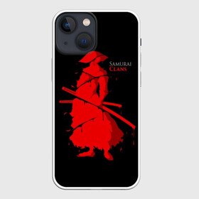 Чехол для iPhone 13 mini с принтом Самурай в Санкт-Петербурге,  |  | abstraction | art | blood | clan | drops | feudal lord | fighter | japan | man | prince | samurai | swords | warrior | абстракция | боец | воин | искусство | капли | клан | князь | кровь | мечи | мужчина | самурай | феодал | япония