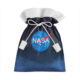 Подарочный 3D мешок с принтом NASA в Санкт-Петербурге, 100% полиэстер | Размер: 29*39 см | galaxy | nasa | space | space company | star | астрономия | галактика | звезды | космическая компания | космос | наса