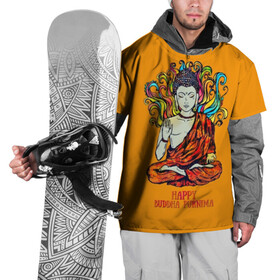 Накидка на куртку 3D с принтом Happy Buddha Purnima в Санкт-Петербурге, 100% полиэстер |  | Тематика изображения на принте: buddha | golden | happy | indian | kesa | lotus | monk | orange | ornament | pattern | pose | religion | shakyamuni | spiritual | te | будда | буддизм | духовный | золотой | индийский | кашая | кэса | лотос | оранжевый | орнамент | основатель | по