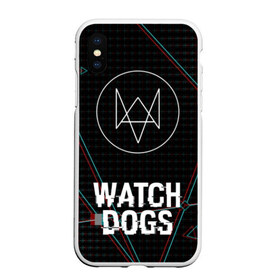 Чехол для iPhone XS Max матовый с принтом WATCH DOGS в Санкт-Петербурге, Силикон | Область печати: задняя сторона чехла, без боковых панелей | action | ct os | ded sec | fox | gamer | glitch | hacker | player | watch dogs | watch dogs 2 | глитч | знак лиса | игра | компьютерная игра | хакер