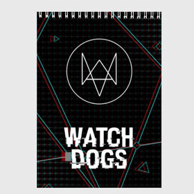 Скетчбук с принтом WATCH DOGS в Санкт-Петербурге, 100% бумага
 | 48 листов, плотность листов — 100 г/м2, плотность картонной обложки — 250 г/м2. Листы скреплены сверху удобной пружинной спиралью | action | ct os | ded sec | fox | gamer | glitch | hacker | player | watch dogs | watch dogs 2 | глитч | знак лиса | игра | компьютерная игра | хакер