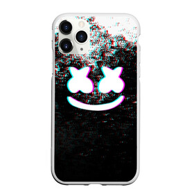 Чехол для iPhone 11 Pro Max матовый с принтом MARSHMELLO GLITCH МАРШМЕЛЛО НЕОН в Санкт-Петербурге, Силикон |  | dj | glitch | marshmello | usa | америка | глитч | клубная музыка | маршмелло | музыка | музыкант