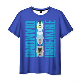 Мужская футболка 3D с принтом JoJo Bizarre Adventure в Санкт-Петербурге, 100% полиэфир | прямой крой, круглый вырез горловины, длина до линии бедер | anime | aureo | jojo | jojos | jojos bizarre adventure | vento | боевик | джоджо | иероглиф | манга | приключения | стиль | ужасы | фэнтези | япония