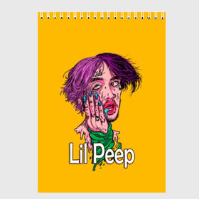 Скетчбук с принтом Lil Peep в Санкт-Петербурге, 100% бумага
 | 48 листов, плотность листов — 100 г/м2, плотность картонной обложки — 250 г/м2. Листы скреплены сверху удобной пружинной спиралью | awful things | gustav | lil peep | густав ор | клауд | клауд рэп | лил | лили | певец | пееп | пеп | пип | пост эмо | реп | репер | рэп | рэпер | трэп | хип | хип хоп | хоп | эмо трэп