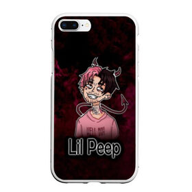 Чехол для iPhone 7Plus/8 Plus матовый с принтом Lil Peep в Санкт-Петербурге, Силикон | Область печати: задняя сторона чехла, без боковых панелей | awful things | gustav | lil peep | густав ор | клауд | клауд рэп | лил | лили | певец | пееп | пеп | пип | пост эмо | реп | репер | рэп | рэпер | трэп | хип | хип хоп | хоп | эмо трэп