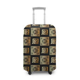 Чехол для чемодана 3D с принтом gold в Санкт-Петербурге, 86% полиэфир, 14% спандекс | двустороннее нанесение принта, прорези для ручек и колес | fashion | luxury | texture | дорогая | дорогой | золото | люкс | паттерн | роскошь | серебро | стиль | стильная | текстура