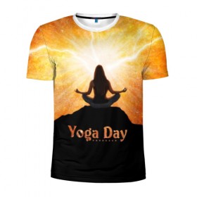 Мужская футболка 3D спортивная с принтом International Yoga Day в Санкт-Петербурге, 100% полиэстер с улучшенными характеристиками | приталенный силуэт, круглая горловина, широкие плечи, сужается к линии бедра | 21 июня | day | energy | girl | international | ju | lightning | lotus | meditation | mountain | pose | silhouette | sky | space | stars | universe | woman | yoga | yogi | вселенная | гора | девушка | день | женщина | звёзды | йог | йоги | космос | лотос 