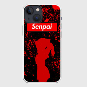 Чехол для iPhone 13 mini с принтом Senpai в Санкт-Петербурге,  |  | bunny girl senpai | bunny senpai | buta yarou wa bunny girl senpai | seishun buta yarou wa bunny girl senpai | senpai | senpai +no yume | senpai +no yume wo minai | senpai girl