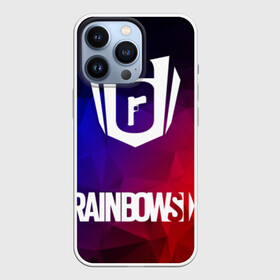 Чехол для iPhone 13 Pro с принтом RAINBOW SIX | SIEGE в Санкт-Петербурге,  |  | Тематика изображения на принте: 6 | cybersport | esport | logo | pro league | rainbow | rainbow six siege | six | team | киберспорт | лого | радуга осада | эла.ela