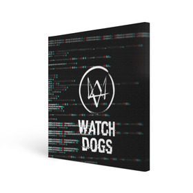 Холст квадратный с принтом WATCH DOGS в Санкт-Петербурге, 100% ПВХ |  | action | ct os | ded sec | fox | game | gamer | glitch | hacker | player | watch dogs | watch dogs 2 | глитч | знак лиса | игра | компьютерная игра | маркус | хакер