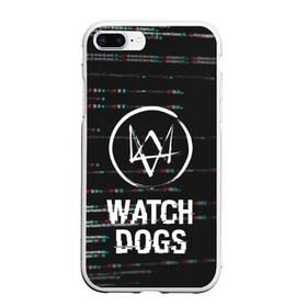 Чехол для iPhone 7Plus/8 Plus матовый с принтом WATCH DOGS в Санкт-Петербурге, Силикон | Область печати: задняя сторона чехла, без боковых панелей | action | ct os | ded sec | fox | game | gamer | glitch | hacker | player | watch dogs | watch dogs 2 | глитч | знак лиса | игра | компьютерная игра | маркус | хакер