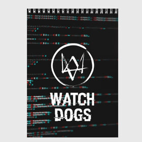 Скетчбук с принтом WATCH DOGS в Санкт-Петербурге, 100% бумага
 | 48 листов, плотность листов — 100 г/м2, плотность картонной обложки — 250 г/м2. Листы скреплены сверху удобной пружинной спиралью | action | ct os | ded sec | fox | game | gamer | glitch | hacker | player | watch dogs | watch dogs 2 | глитч | знак лиса | игра | компьютерная игра | маркус | хакер