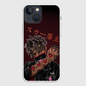 Чехол для iPhone 13 mini с принтом Scarlxrd в Санкт-Петербурге,  |  | cкриминг | heart attack | hip hap | rap | scarlxrd | scream | trap | иероглифы | лодр | метал | музыка | репер | скар | скарлорд | скрим | трэп | хип хоп | японский | スカー藩主