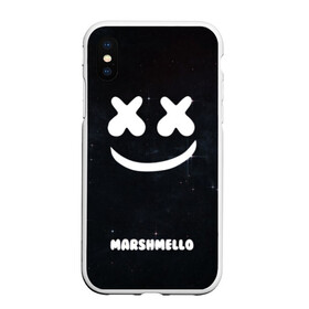 Чехол для iPhone XS Max матовый с принтом Marshmello Cosmos в Санкт-Петербурге, Силикон | Область печати: задняя сторона чехла, без боковых панелей | dj | marshmello | usa | америка | клубная музыка | мармело | маршмелло | маршмеллоу | музыка | музыкант