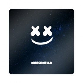 Магнит виниловый Квадрат с принтом Marshmello Cosmos в Санкт-Петербурге, полимерный материал с магнитным слоем | размер 9*9 см, закругленные углы | dj | marshmello | usa | америка | клубная музыка | космос | мармело | маршмелло | маршмеллоу | музыка | музыкант | небо