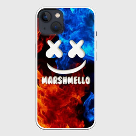 Чехол для iPhone 13 с принтом Marshmello Fire в Санкт-Петербурге,  |  | dj | fire | marshmello | usa | америка | вода | клубная музыка | мармело | маршмелло | маршмеллоу | музыка | музыкант | огонь