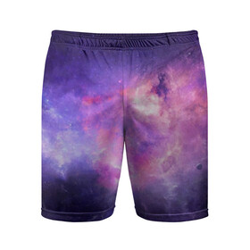 Мужские шорты спортивные с принтом Cosmos в Санкт-Петербурге,  |  | cosmos | galaxy | nebula | space | star | абстракция | вселенная | галактика | звезда | звезды | космический | планеты